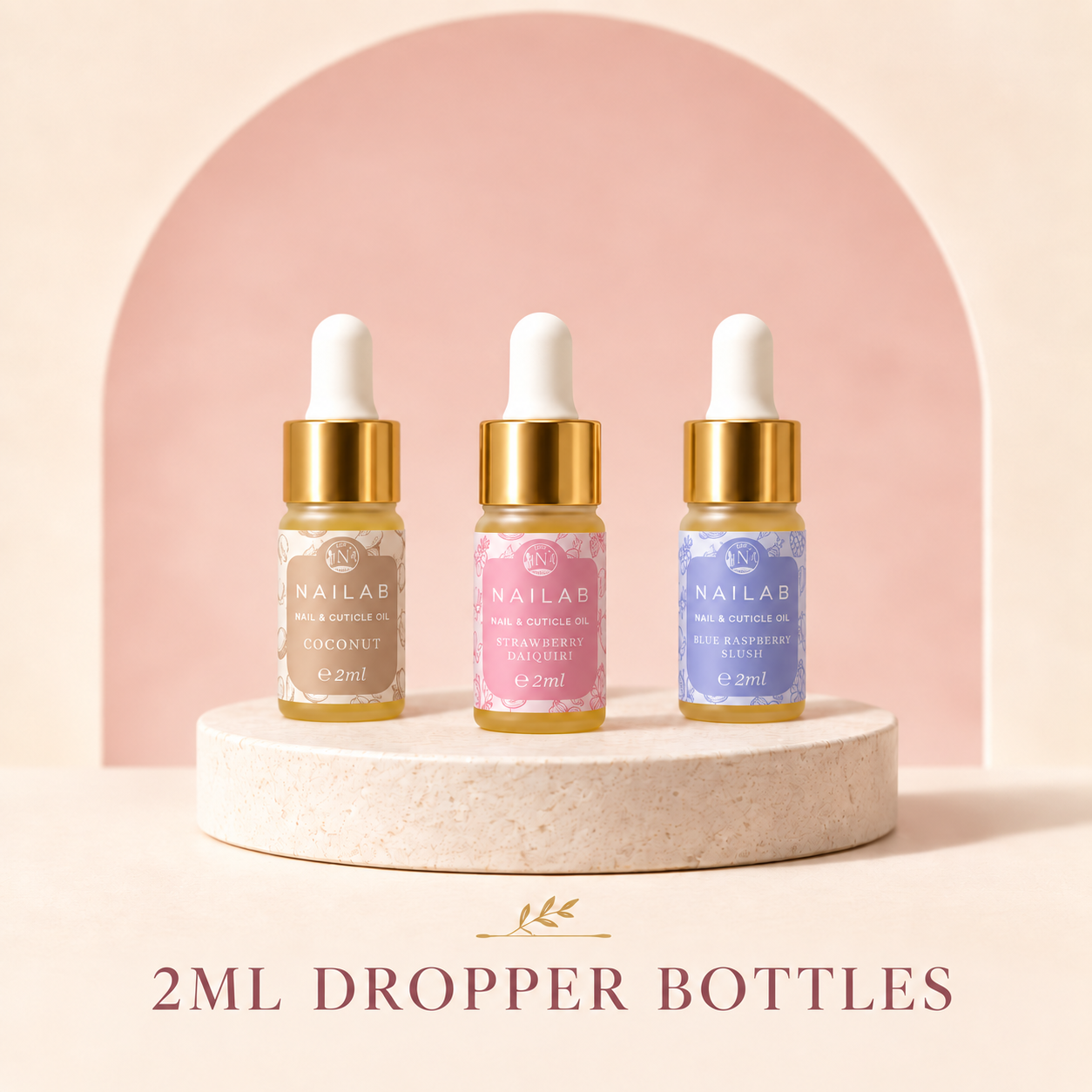2ml Mini Cuticle Oil Dropper Bottles | Stockist