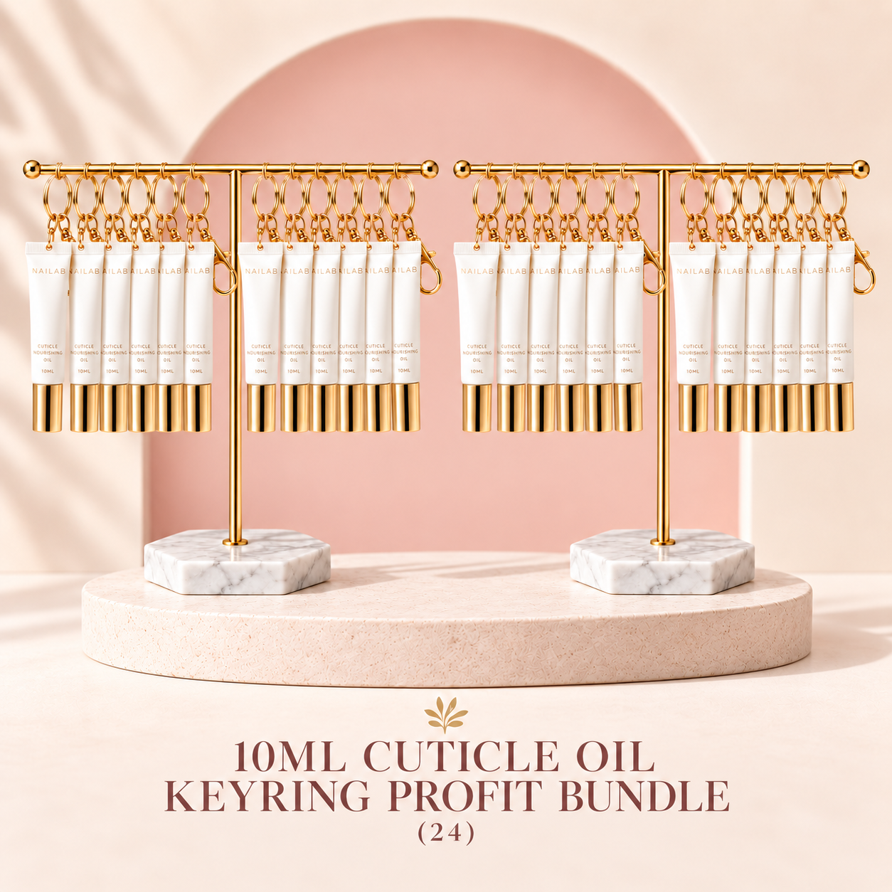 10ml Cuticle Oil Keyring Profit Bundle (24) | Stockist